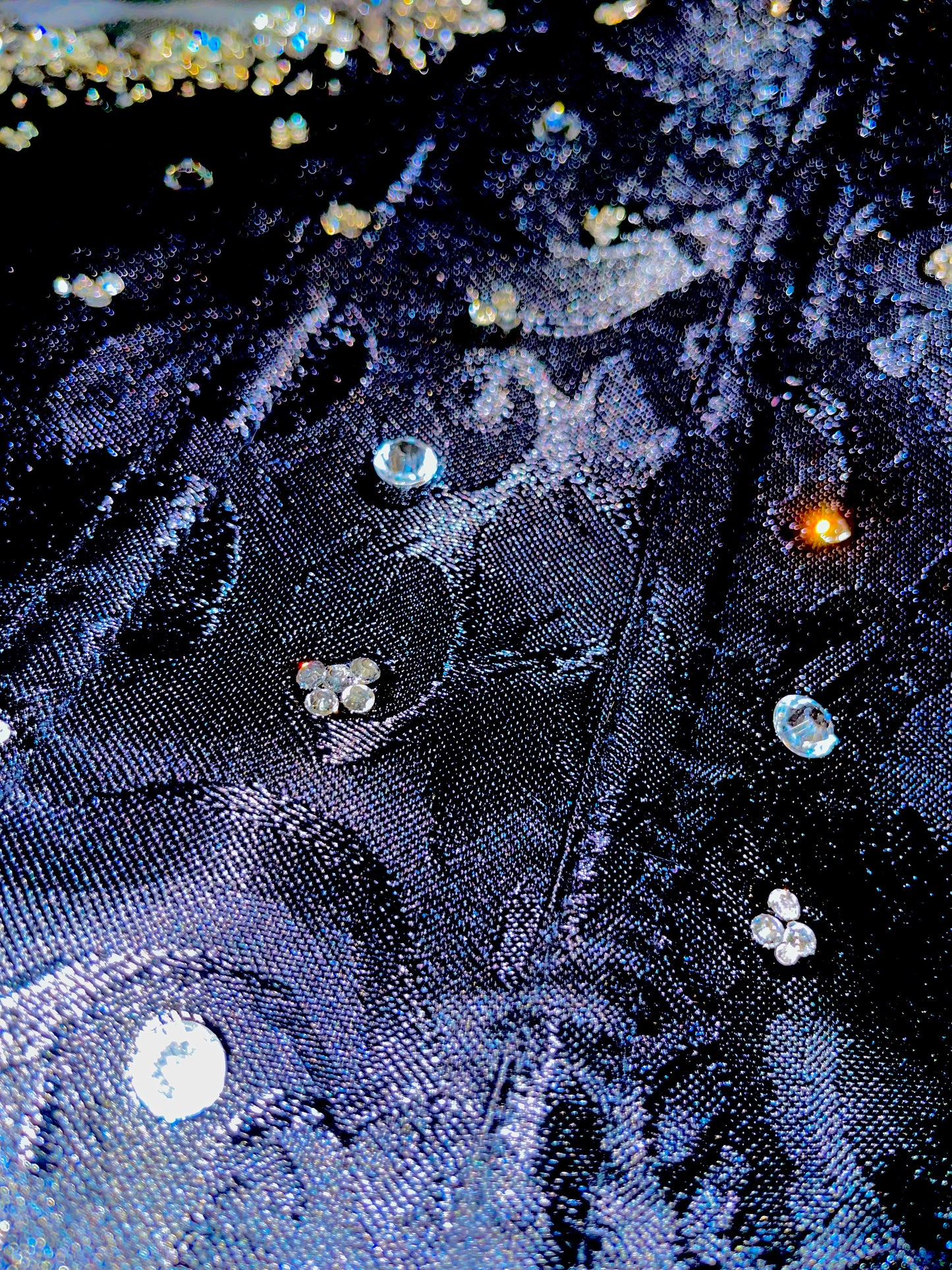 Sabrina Carpenter inspired Black Heart Cut Out Rhinestone Corset