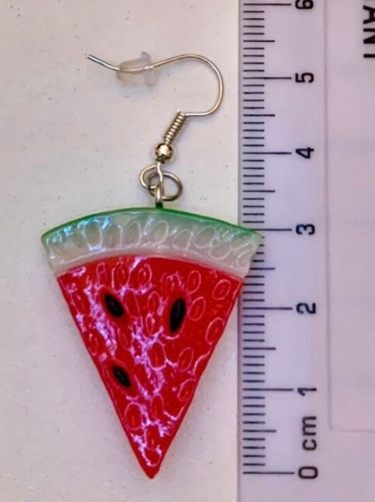 Watermelon Slice Earrings