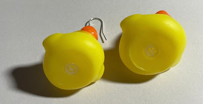 Squeaking Rubber Duck Earrings