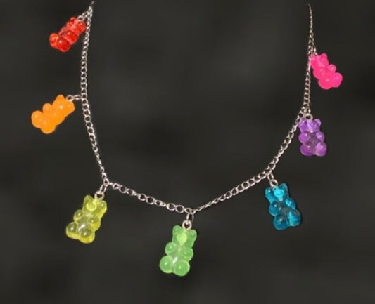 Colourful Gummy Bear Choker