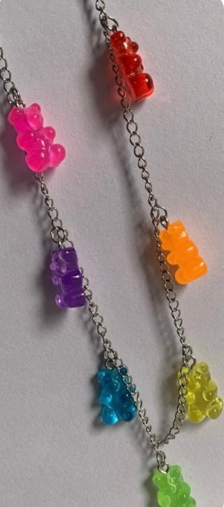 Colourful Gummy Bear Choker
