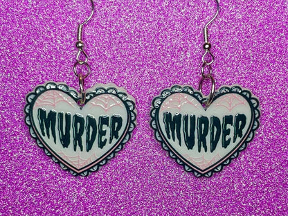 Murder Heart Earrings