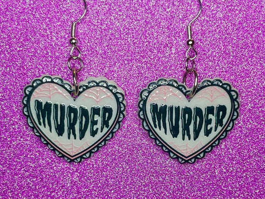 Murder Heart Earrings
