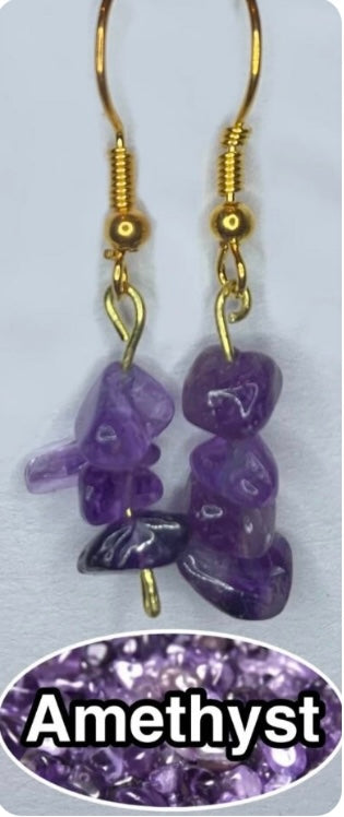 Healing crystal earrings | birthstone earrings | gemstone earrings | gemstone jewellery | crystal jewellery | crystal earrings