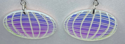 Iridescent Disco Ball Earrings
