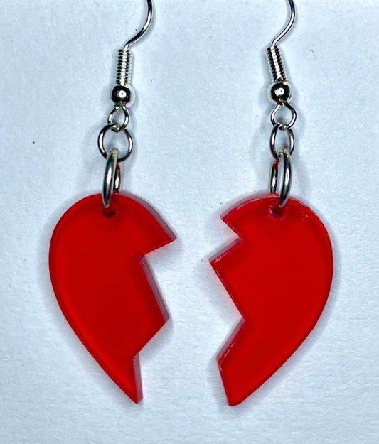 Broken Heart Earrings