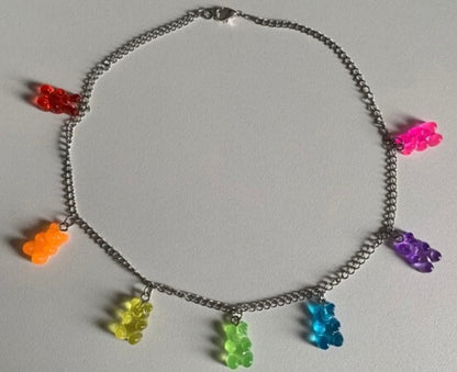 Colourful Gummy Bear Choker