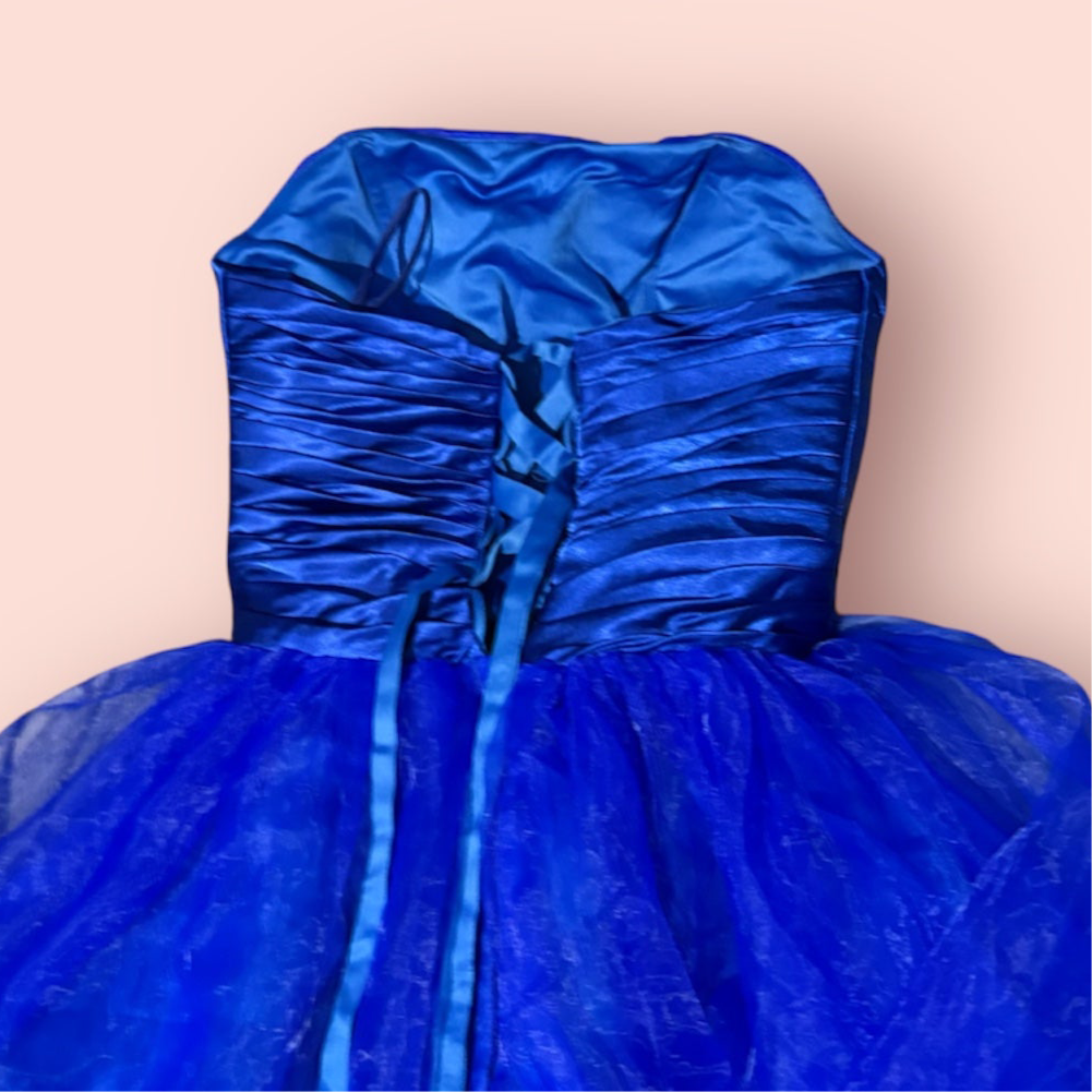 Royal Blue Corset Back Prom/Pagent Dress