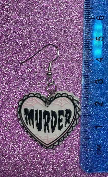 Murder Heart Earrings