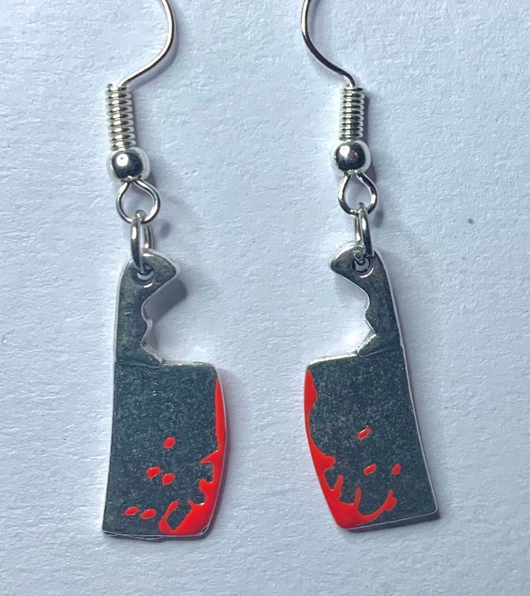 Bloody Cleaver Earrings
