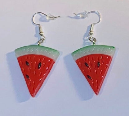 Watermelon Slice Earrings