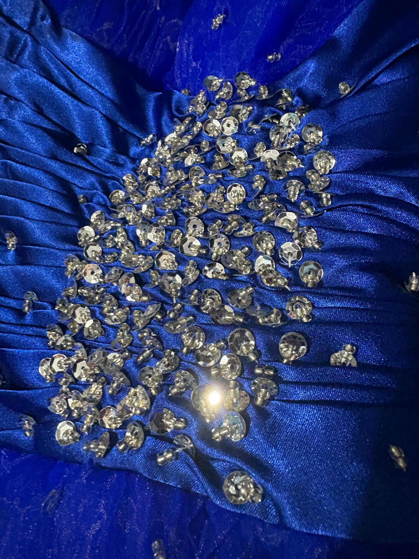 Royal Blue Corset Back Prom/Pagent Dress