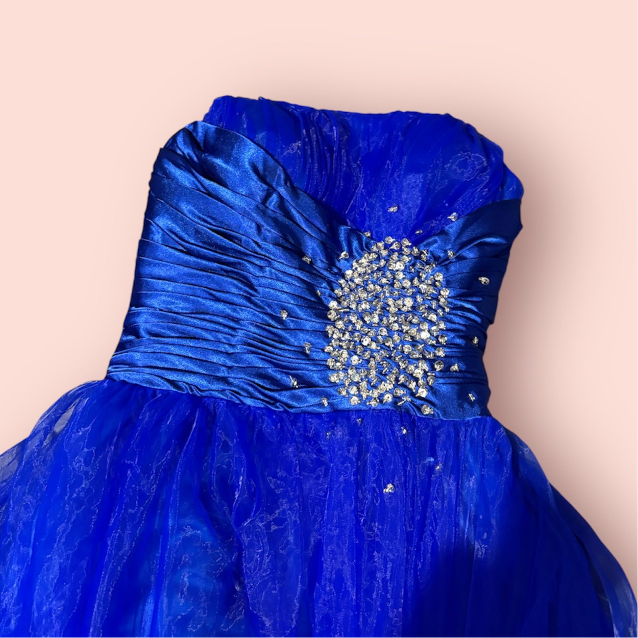 Royal Blue Corset Back Prom/Pagent Dress