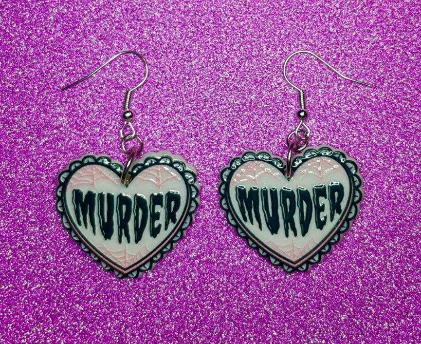 Murder Heart Earrings