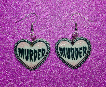 Murder Heart Earrings