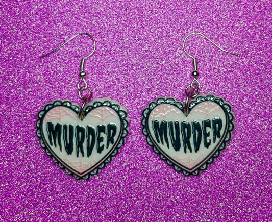 Murder Heart Earrings
