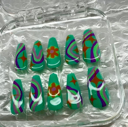 Scooby Doo Inspired Press On Nails